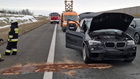 Niedaleko Torunia zderzyły się trzy pojazdy. Utrudnienia na A1 już się zakończyły