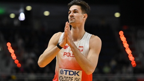 Mateusz Kołodziejski z Zawiszy Bydgoszcz zajął 7. miejsce w skoku wzwyż na HMŚ w Toruniu