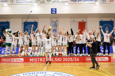 Koszykarki AZS-u Lublin mistrzyniami Polski. Sukces przypieczętowany na terenie rywala