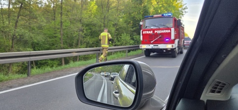 Dachowanie w Gronowie. Jedna osoba poszkodowana