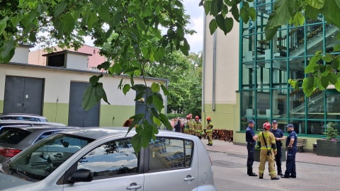 Wyciek niebezpiecznej substancji na Politechnice Bydgoskiej Ewakuacja 150 osób [zdjęcia]