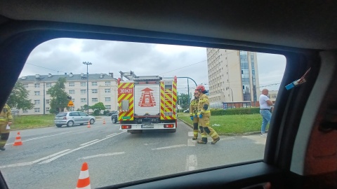 Dwie osobówki zderzyły się na Rondzie Jagiellonów w Bydgoszczy