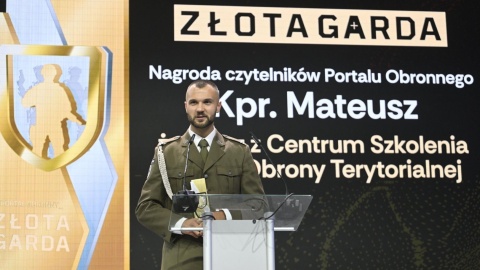 Żołnierz z Grudziądza z prestiżową nagrodą. Przekaże ją na pomoc bohaterskiemu policjantowi