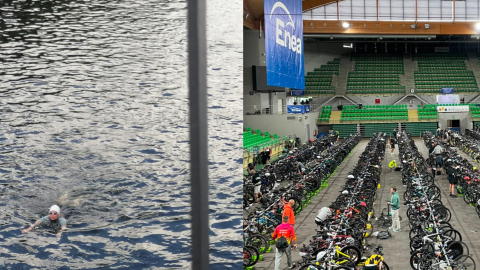 Pływanie, bieganie, kolarstwo. Enea Bydgoszcz Triathlon to największa impreza w Polsce [wideo]