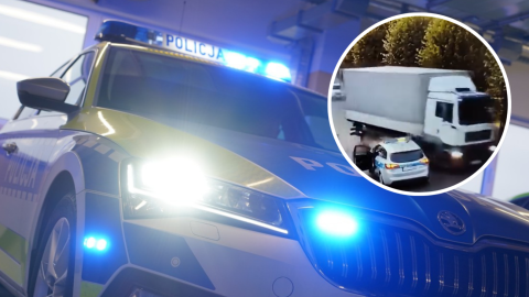 Brawurowy pościg za ciężarówką. Uciekał ulicami Aleksandrowa Kujawskiego