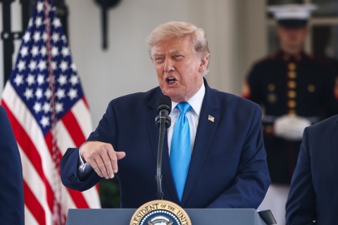 Donald Trump: Odwołałem uderzenie na Iran pod warunkiem szybkiego zawarcia porozumienia