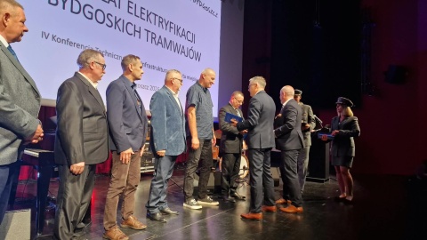 130 lat tramwajów elektrycznych w Bydgoszczy. Pracownicy MZK wyróżnieni