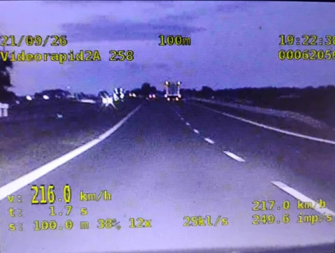 Pirat drogowy pędził obwodnicą Inowrocławia. Jechał o 116 kmgodz. za szybko