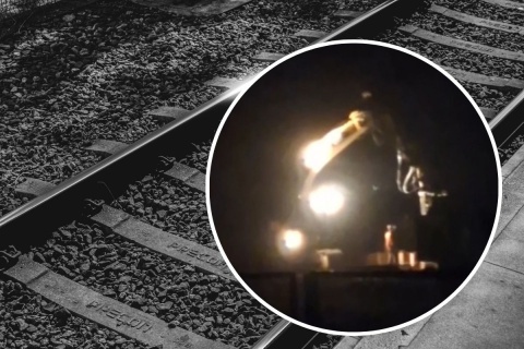 Kolejarze sprawdzali poziom drgań podczas nocnych prac remontowych na torach w Stronnie [interwencja]