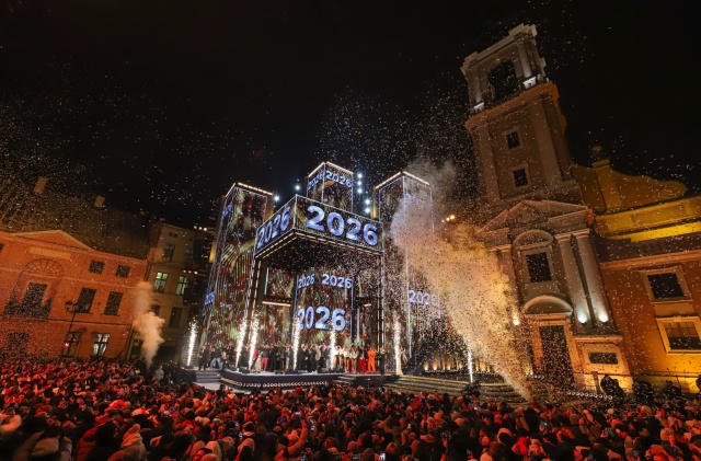 Hucznie witali 2026 rok Po Sylwestrowej mocy przebojów w Toruniu [zdjęcia]