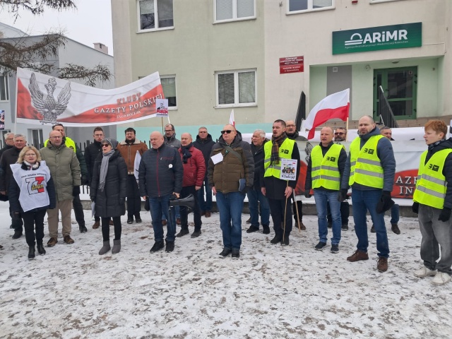 Protest w Inowrocławiu. Powiedzieli nie umowie z Mercosur