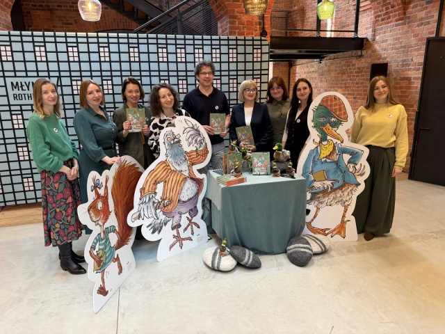 Detektyw kaczka i jego paczka rozwiązują zagadkę. Prezentacja książki w Młynach Rothera