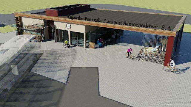 Nowy dworzec autobusowy powstanie w Rypinie. Wiadomo, kiedy powinien zostać oddany do użytku [wizualizacja]