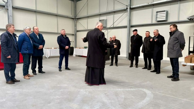 Nowy magazyn żywnościCaritas Diecezji Bydgoskiej w Jarużynie pod Bydgoszczą oficjalnie otwarty