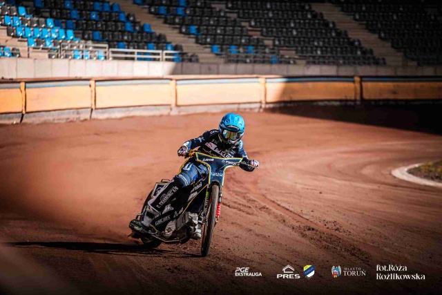 Mistrz Polski wyjechał na domowy tor. PRES Toruń ma za sobą pierwszy trening na Motoarenie