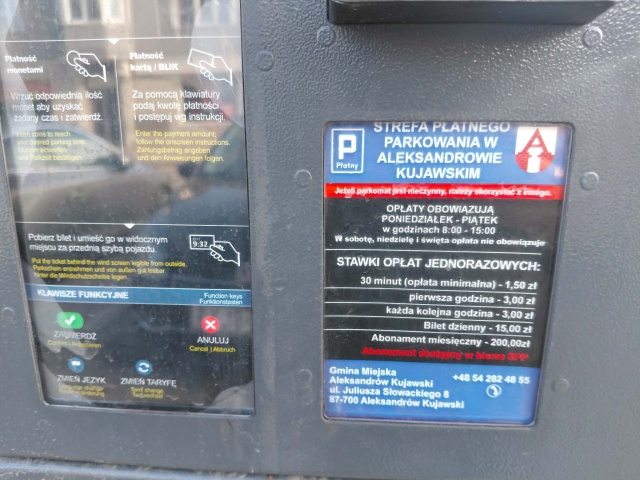 Od 23 marca zostanie rozszerzona strefa płatnego parkowania w Aleksandrowie Kujawskim