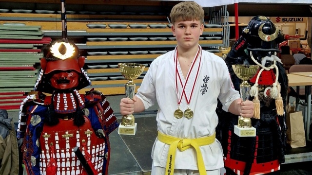 Pokonał raka, walczył o odbudowę biodra. 14-latek z Tryszczyna w kadrze narodowej w karate