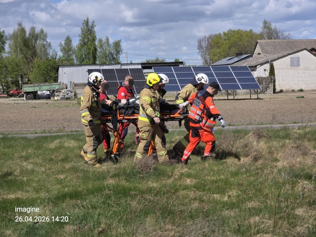 13-letni chłopiec trafił do szpitala po wypadku na hulajnodze elektrycznej