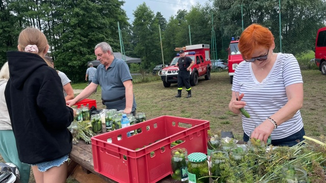 Mieli do zakiszenia ponad tonę ogórków. Mieszkańcy Rozgart zrobili to i świetnie się przy tym bawili