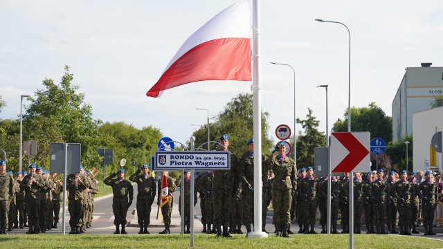 Generała Piotra Wagnera upamiętniono w Sępólnie Krajeńskim. Miejskie rondo otrzymało jego imię [zdjęcia]