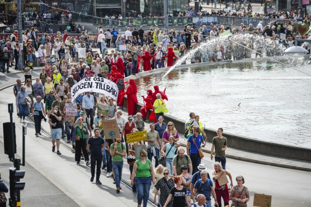 W Sztokholmie odbyła się największa w historii manifestacja klimatyczna
