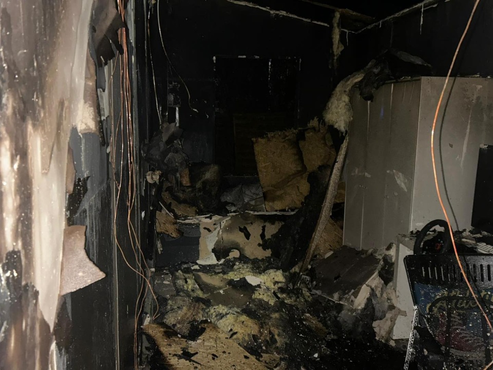 Ogień pojawił się ok. godz. 23 w piątek (2.01). / Fot. OSP Brzoza