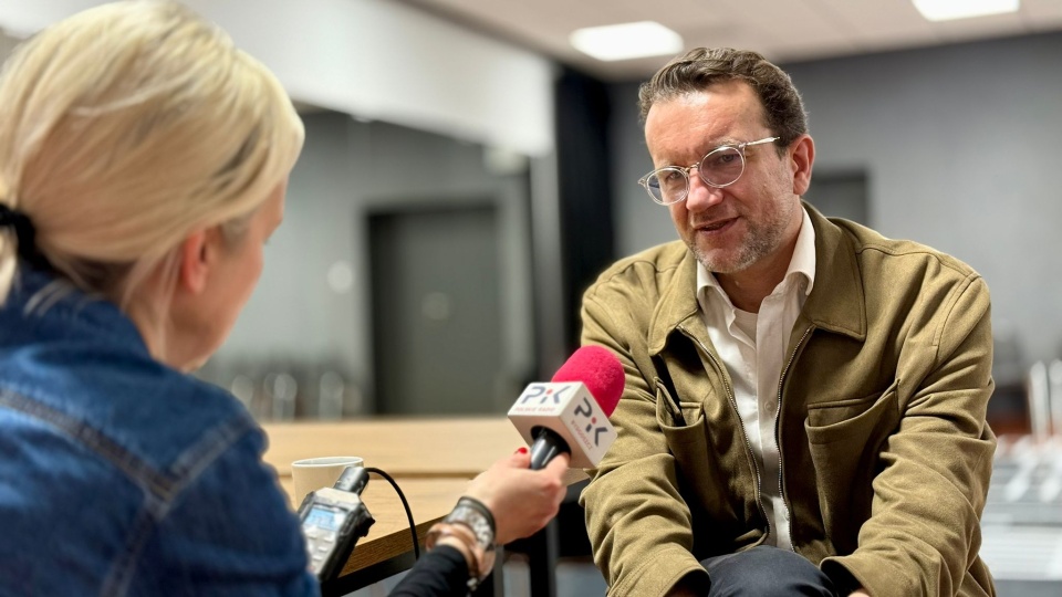 Z Tomaszem Kotem rozmawiała Bogumiła Wresiło. Aktor otworzył w Bydgoszczy Film Song Festival/fot. Izabela Langner