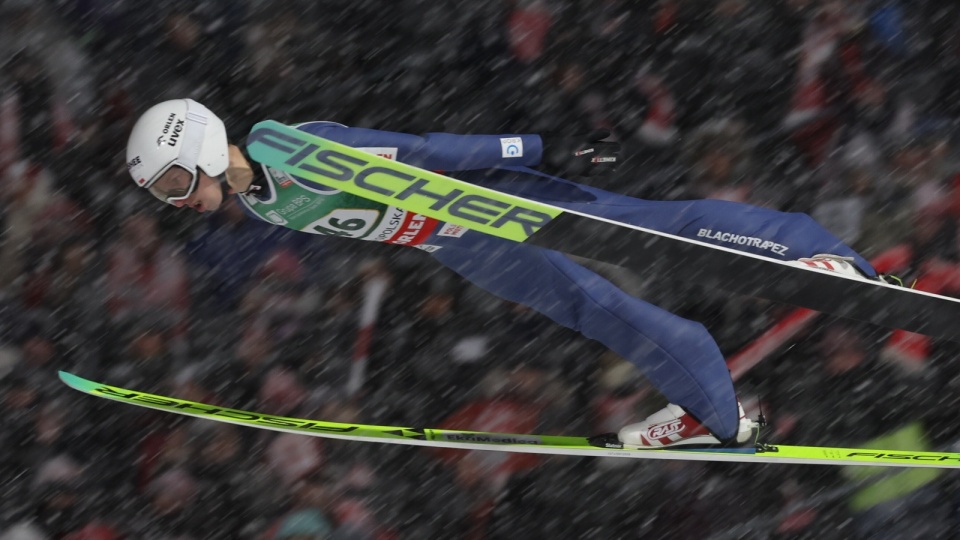 Kacper Tomasiak zajął 11. miejsce w niedzielnym PŚ w Zakopanem/fot. PAP/Grzegorz Momot