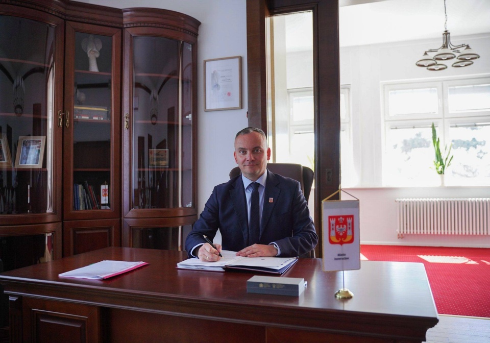 Prezydent Inowrocławia, Arkadiusz Fajok/fot. Facebook
