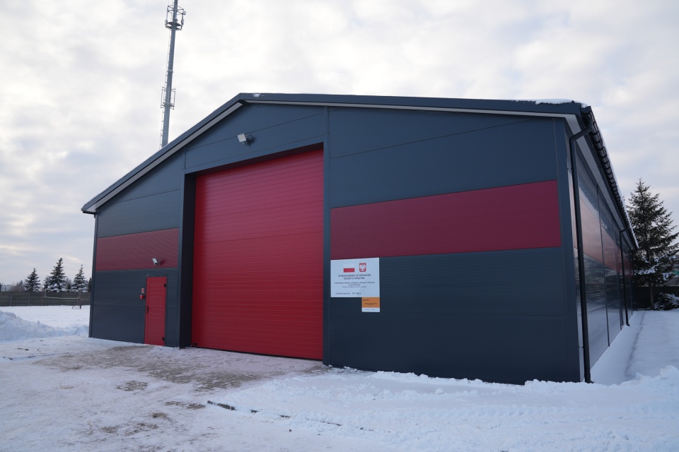 Nowoczesny magazyn obrony cywilnej w Rypinie/fot. inf. prasowa