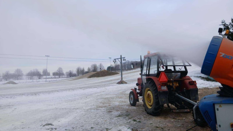 Czy w najbliższy weekend uda się uruchomić stok narciarski w Myślęcinku?/fot. nadesłane