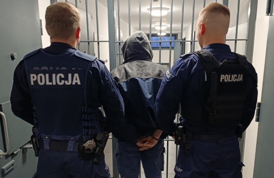 Mężczyzna najbliższe trzy miesiące spędzi za kratami/fot. materiały policji