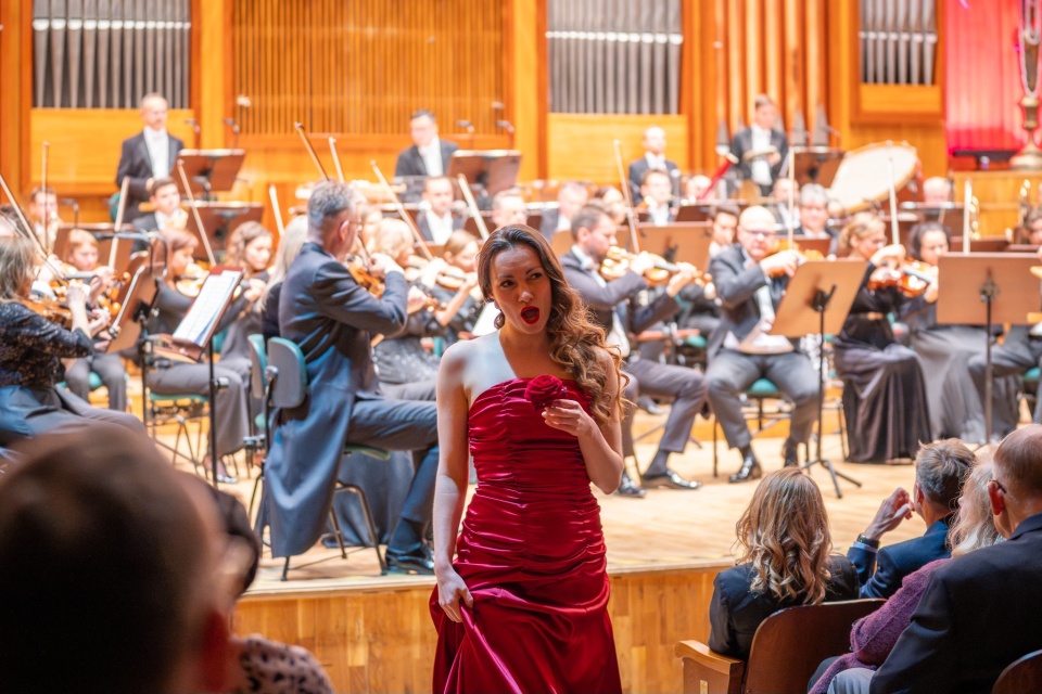 Jolana Slavíková jako „Carmen" w bydgoskiej Filharmonii Pomorskiej/fot. M.Kledzik, Filharmonia Pomorska