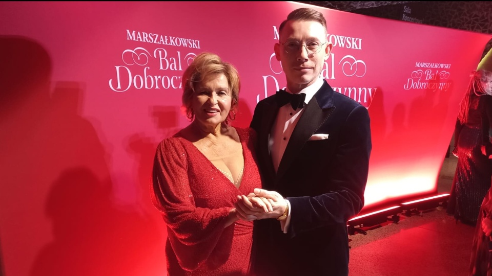 Na balu goścli m.in. aktorzy Ewa Kasprzyk i Rafał Mohr/fot. Monika Kaczyńska