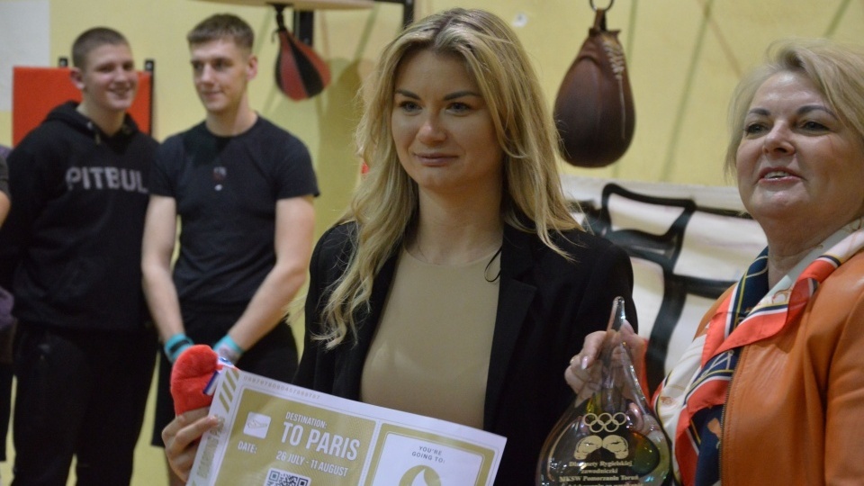 Wicemistrzyni świata w boksie Aneta Rygielska promowała sport w Toruniu i okolicach/fot. Patryk Głowacki/Archiwum