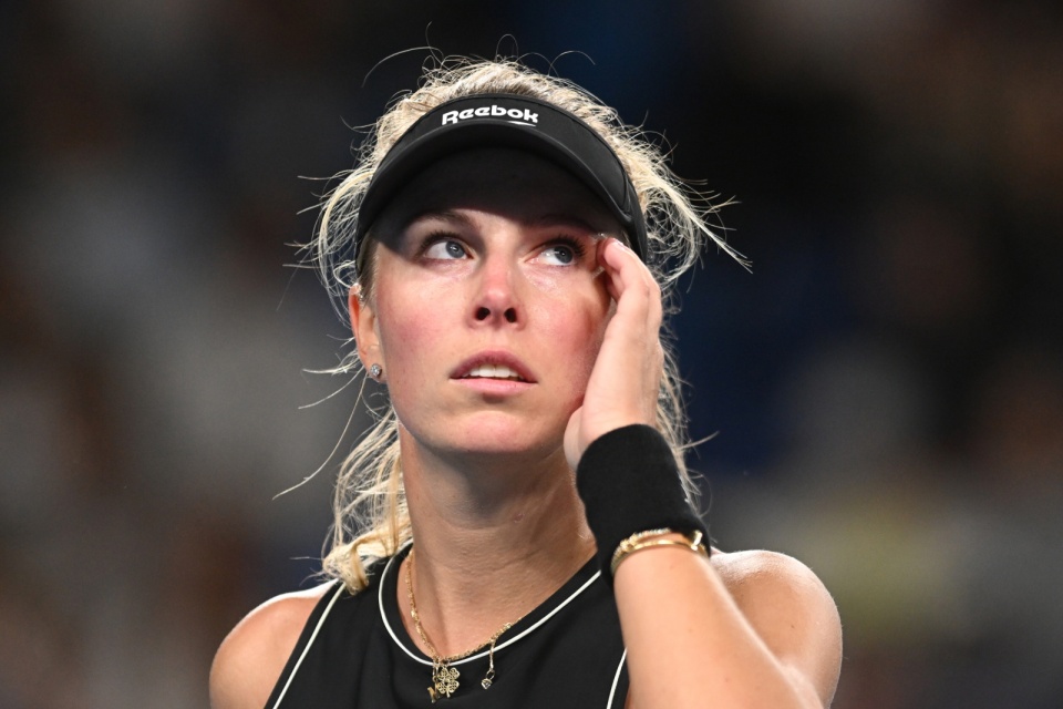 Magdalena Fręch nie poradziła sobie z faworyzowaną rywalką/fot. PAP/EPA/Lukas Coch