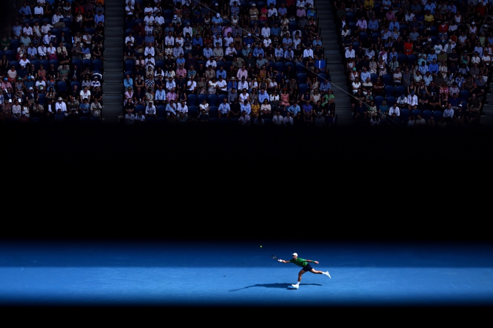 Australian Open okaże się szczęśliwe dla Jana Zielińskiego?/fot. zdjęcie poglądowe/PAP/EPA/Joel Carrett