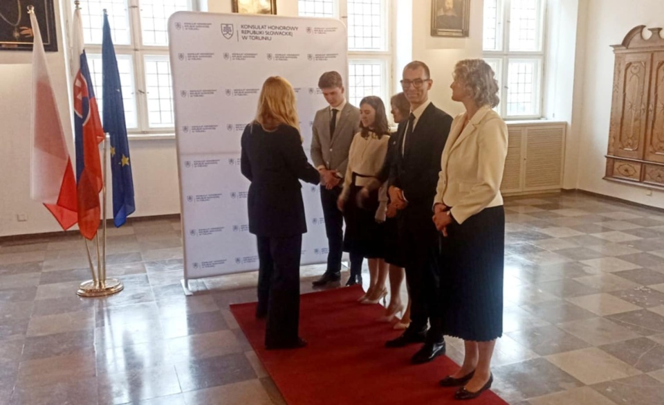 Konsulat Honorowy Republiki Słowackiej otwarto w Toruniu/Fot. Monika Kaczyńska