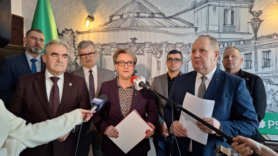 Przedstawiciele PSL w naszym województwie mówili o eksporcie żywności i obronności w regionie/fot. nadesłane