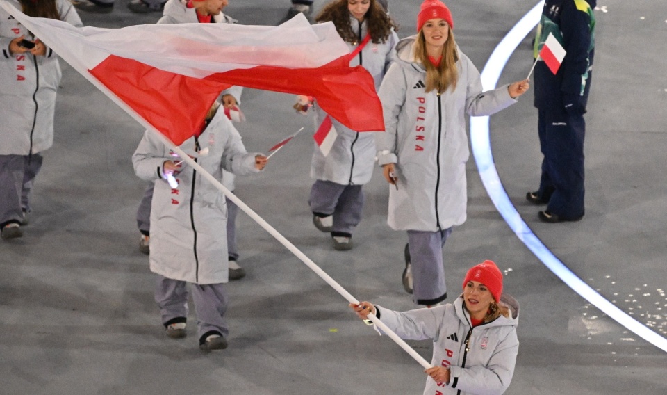 Natalia Czerwonka chorąża olimpijskiej reprezentacji Polski/fot. PAP/Paweł Skraba