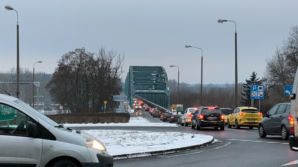 Korek na wyjeździe z Bydgoszczy/fot. Bartosz Nawrocki