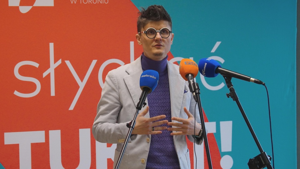 Łukasz Wudarski, dyrektor Wojewódzkiego Ośrodka Animacji Kultury w Toruniu, który organizuje festiwal/fot. nadesłane