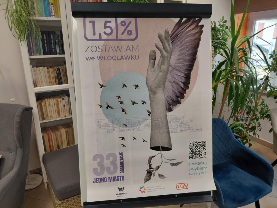 Trwa akcja akcji „1,5 procent zostawiam we Włocławku” /fot. Radosław Jagieła