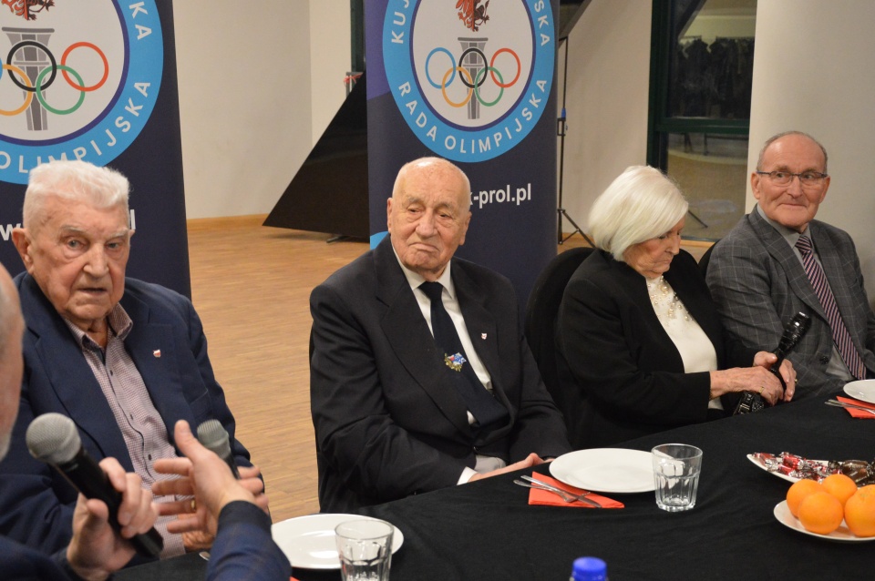 Od lewej: Alfons Niklas, Antoni Rosołowicz, Daniela Walkowiak-Pilecka oraz Marian Drażdżewski/fot. Patryk Głowacki