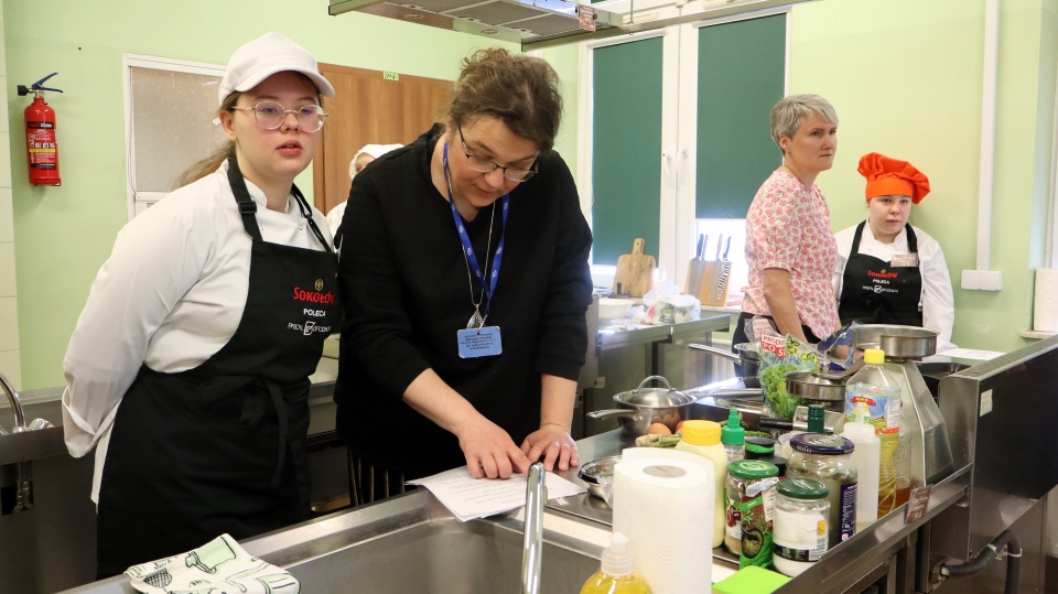 Uczestnicy konkursu „Gotuj z Braillem”/fot. Tatiana Adonis