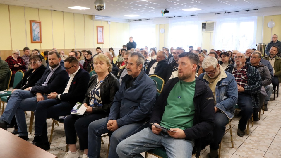 Spotkanie mieszkańców Trzeciewca z inwestorem. / Fot. Tatiana Adonis