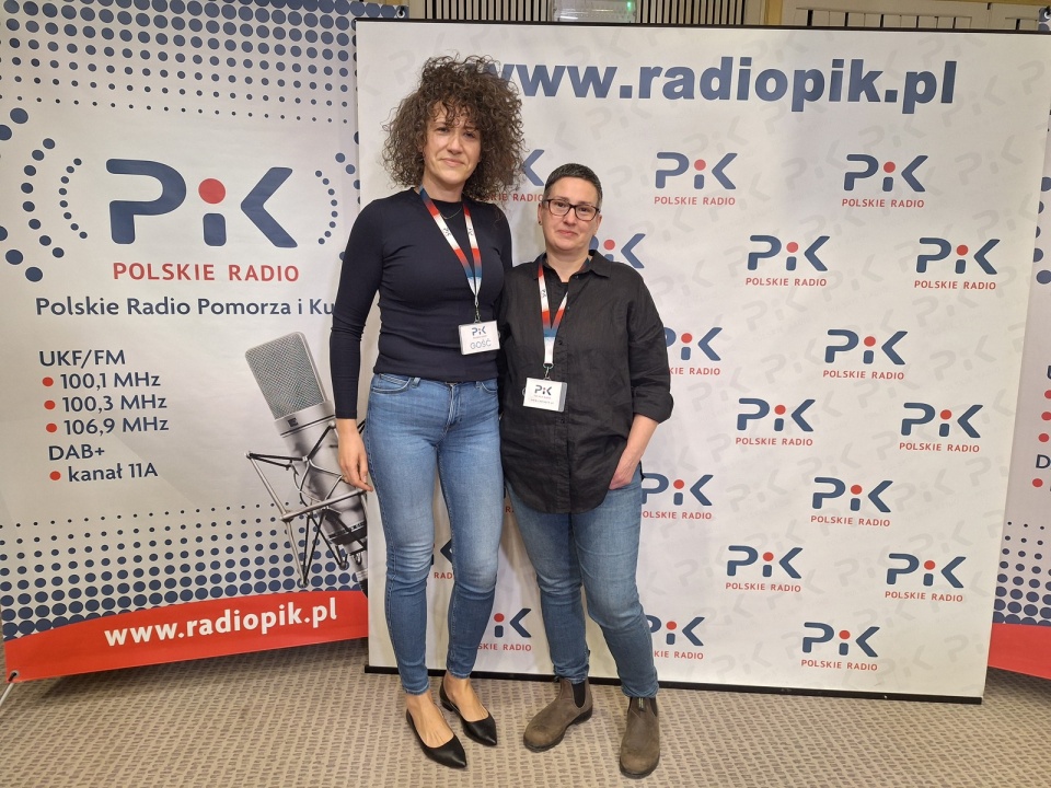 Organizatorki obchodów Dnia Zespołu Downa w Bydgoszczy: Marta Konkol oraz Anna Sikorska. / Fot. Bogumiła Wresiło