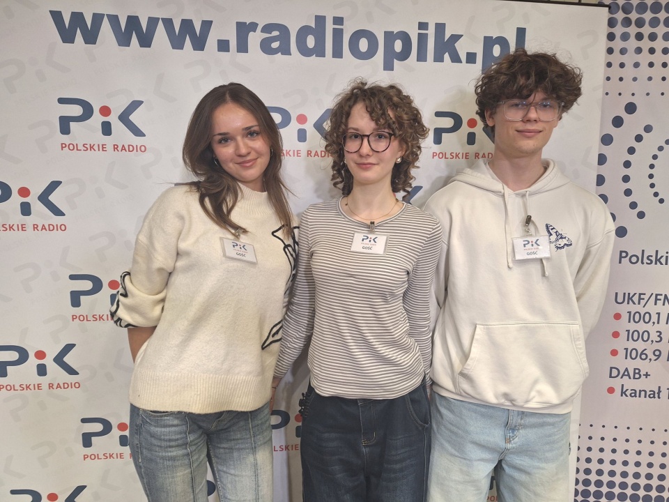 Na zdjęciu od lewej: Alicja Waszak, Laura Wolińska, Igor Markwitor/fot. Bogumiła Wresiło