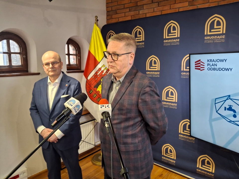 Konferencja w sprawie grantów na cyberbezpieczeństwo spółek wodociągowych w Grudządzu/fot. Marcin Doliński