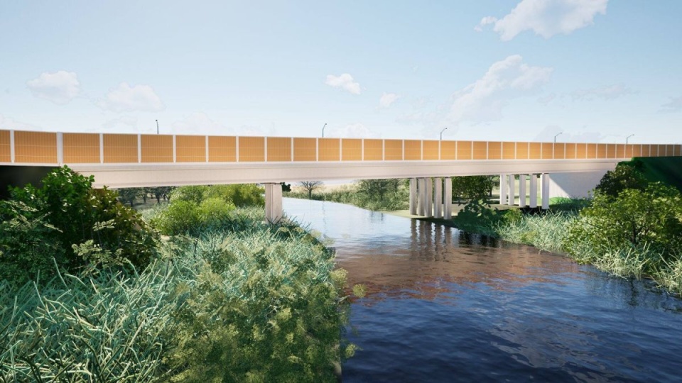 Tak ma wyglądać nowy most nad Drwęcą/Wizualizacja: Gmina Lubicz